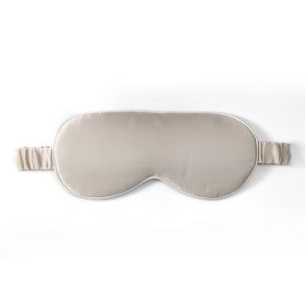 Silk Double-sided Silk Eye Mask (Option: Champagne Gold)